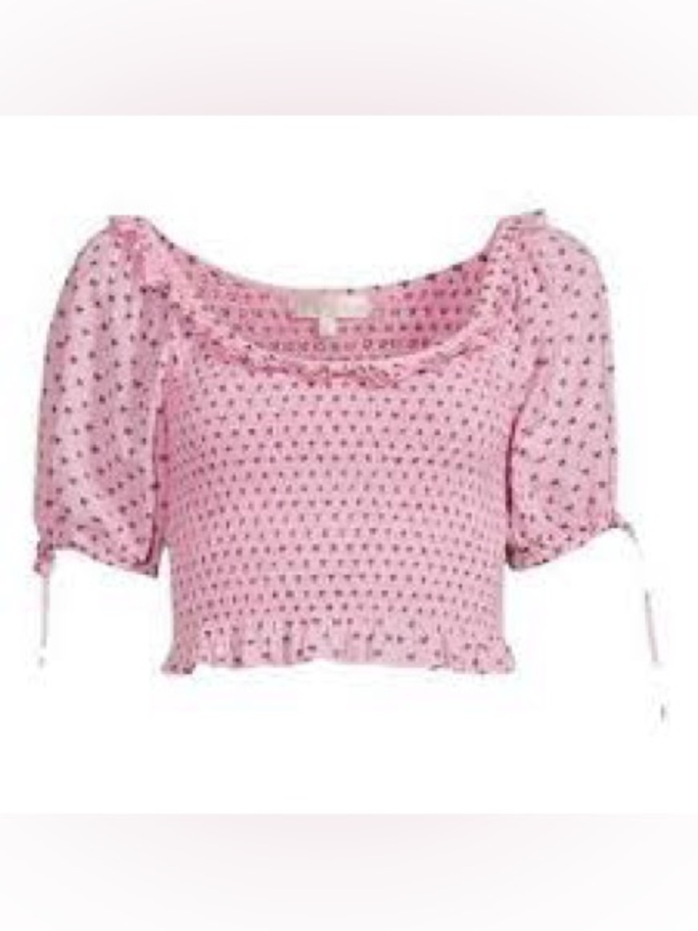 LoveShackFancy Molly Pink Crop Top NWT ($275usd)